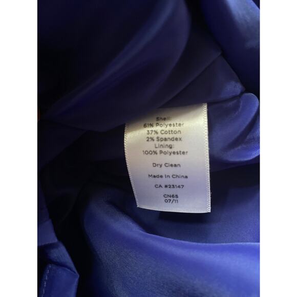 Talbots Petites Long Formal Satin Skirt with Pockets and back slit opening 12P - Picture 6 of 6